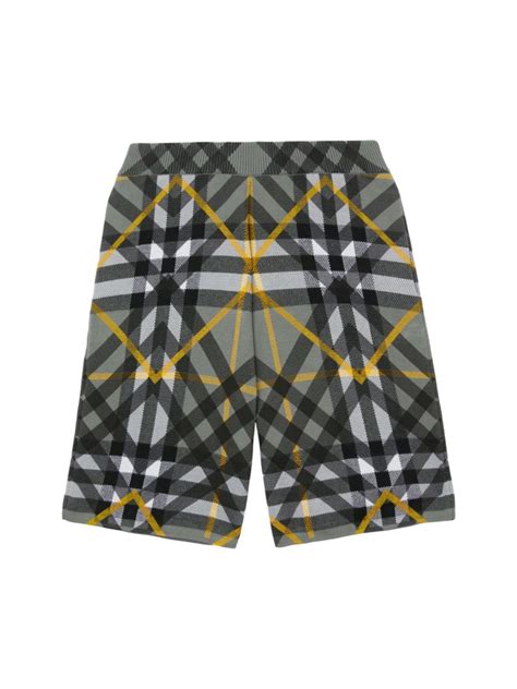 saks burberry shorts